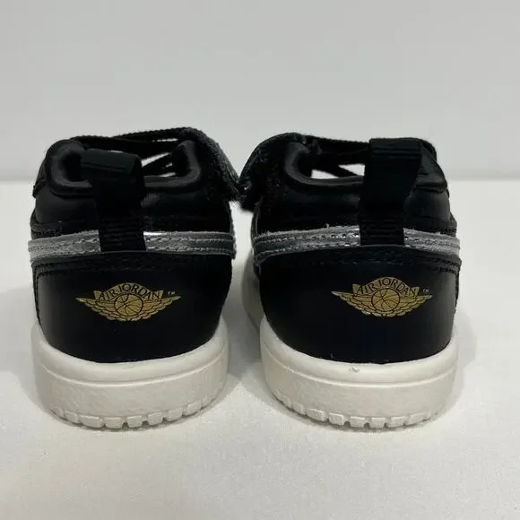 Jordan 1 Low ALT SE (TD) Black, Metallic Silver-Sail/Size-4 C / FZ3922 001 - Picture 4 of 13